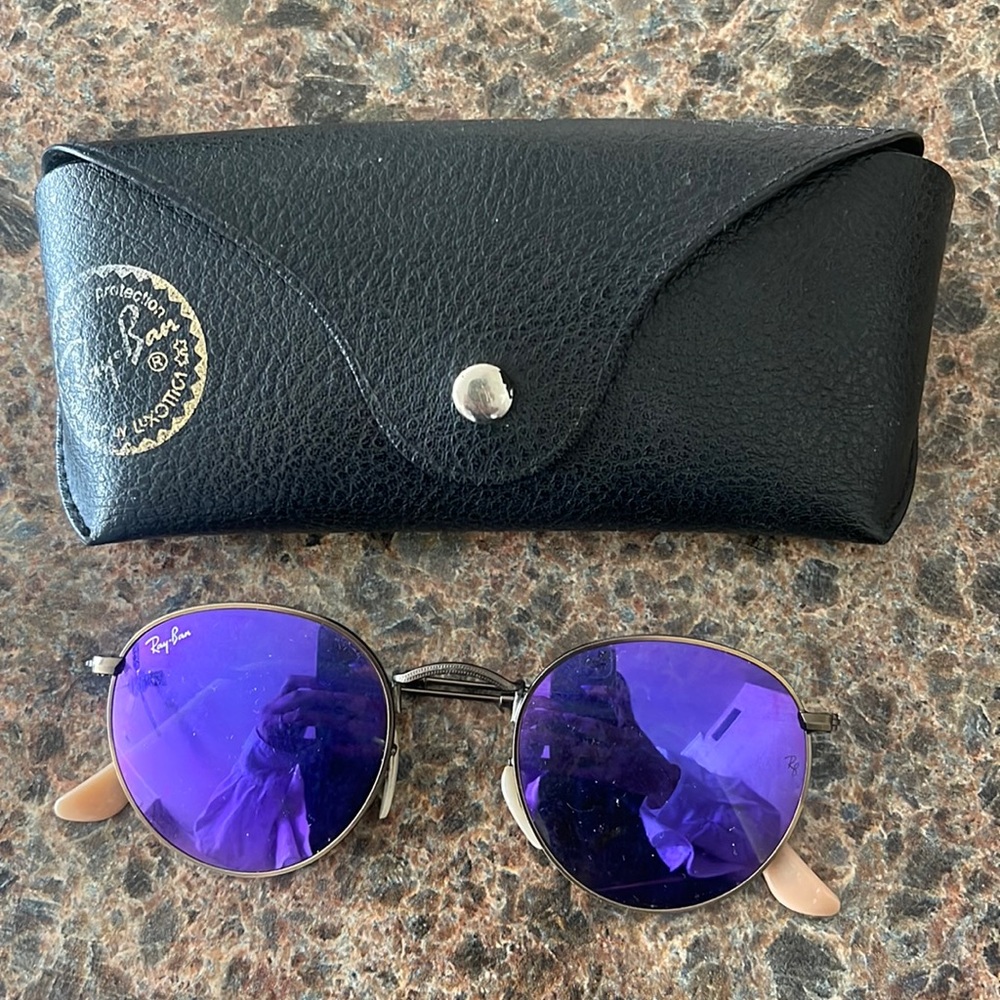 Purple around Raybans
